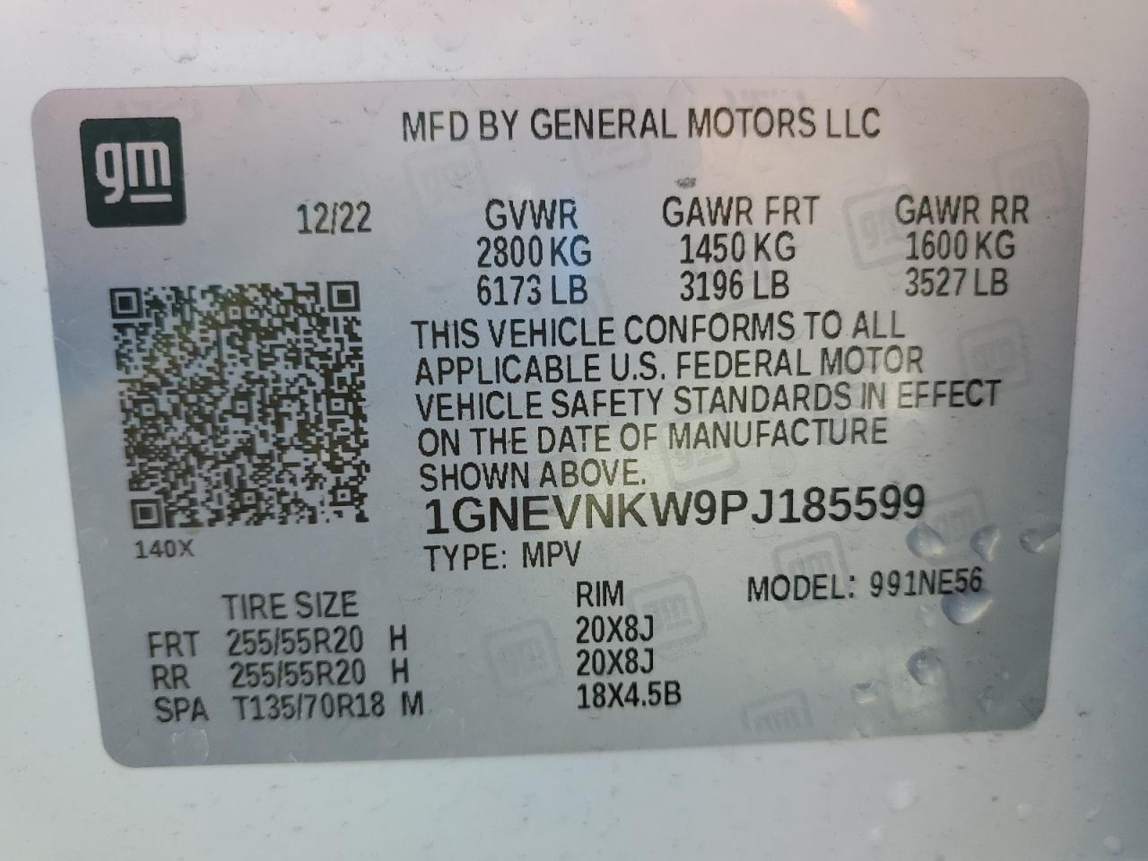 2023 CHEVROLET TRAVERSE