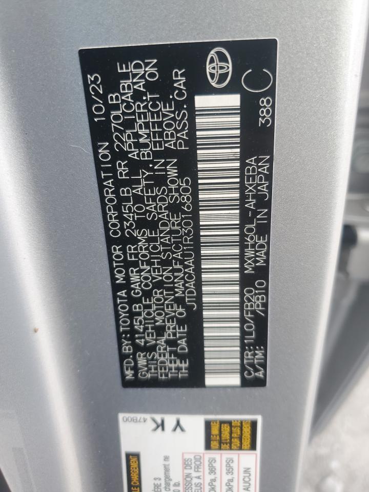 2024 TOYOTA PRIUS