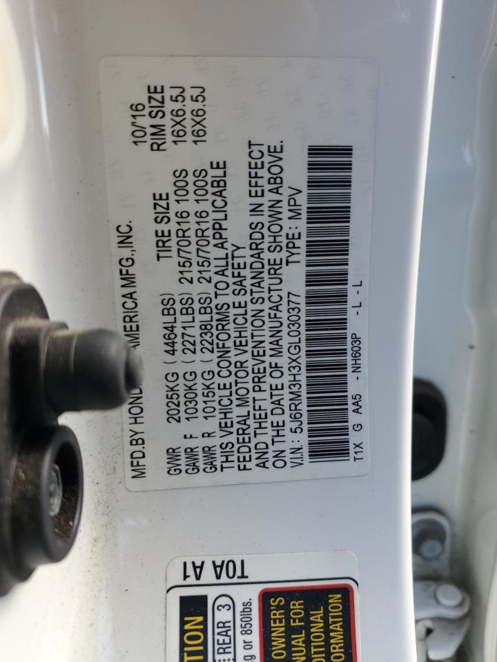 2016 HONDA CR-V