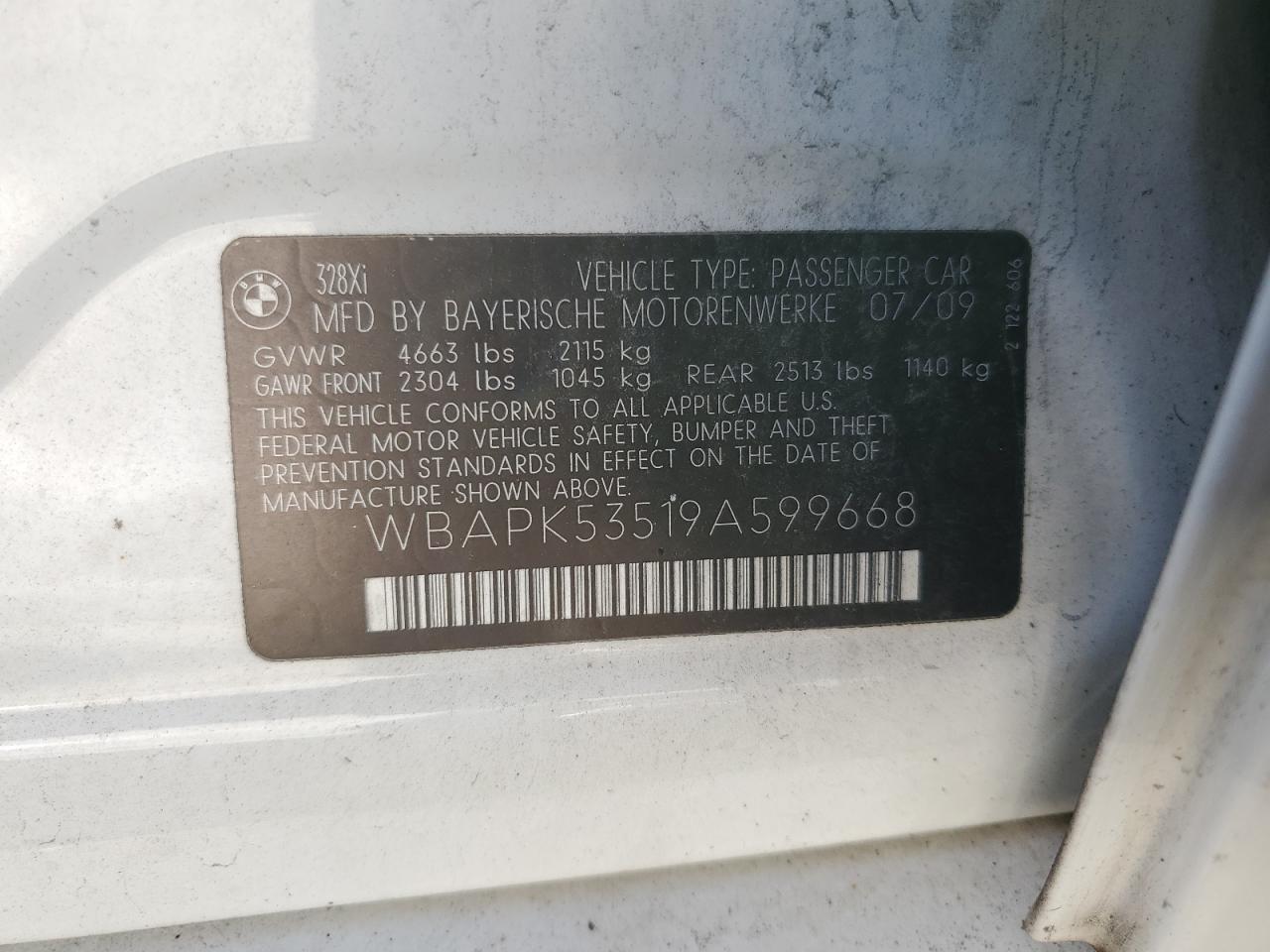 2009 BMW 3 SERIES