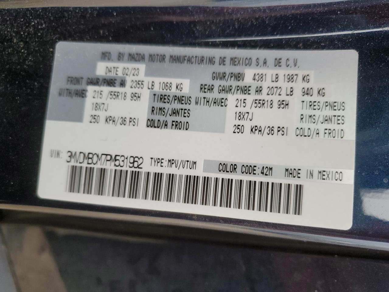 2023 MAZDA CX-30