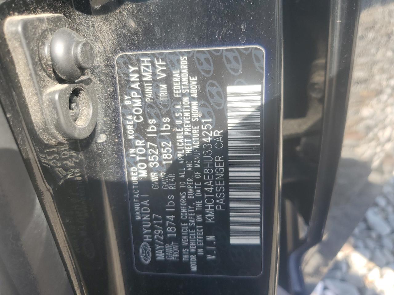 2017 HYUNDAI ACCENT