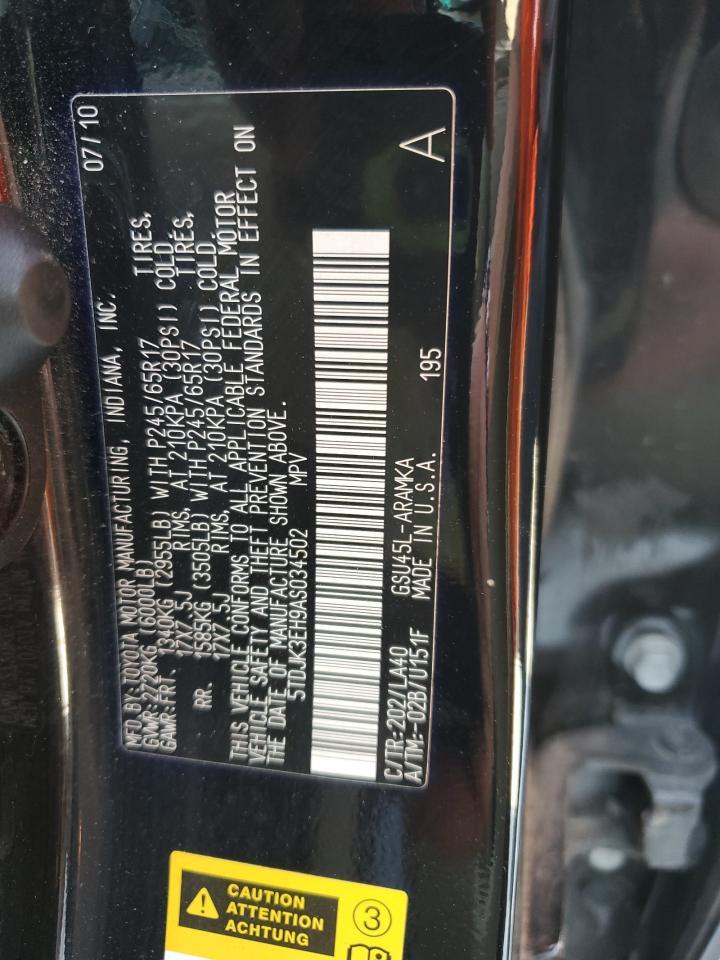2010 TOYOTA HIGHLANDER