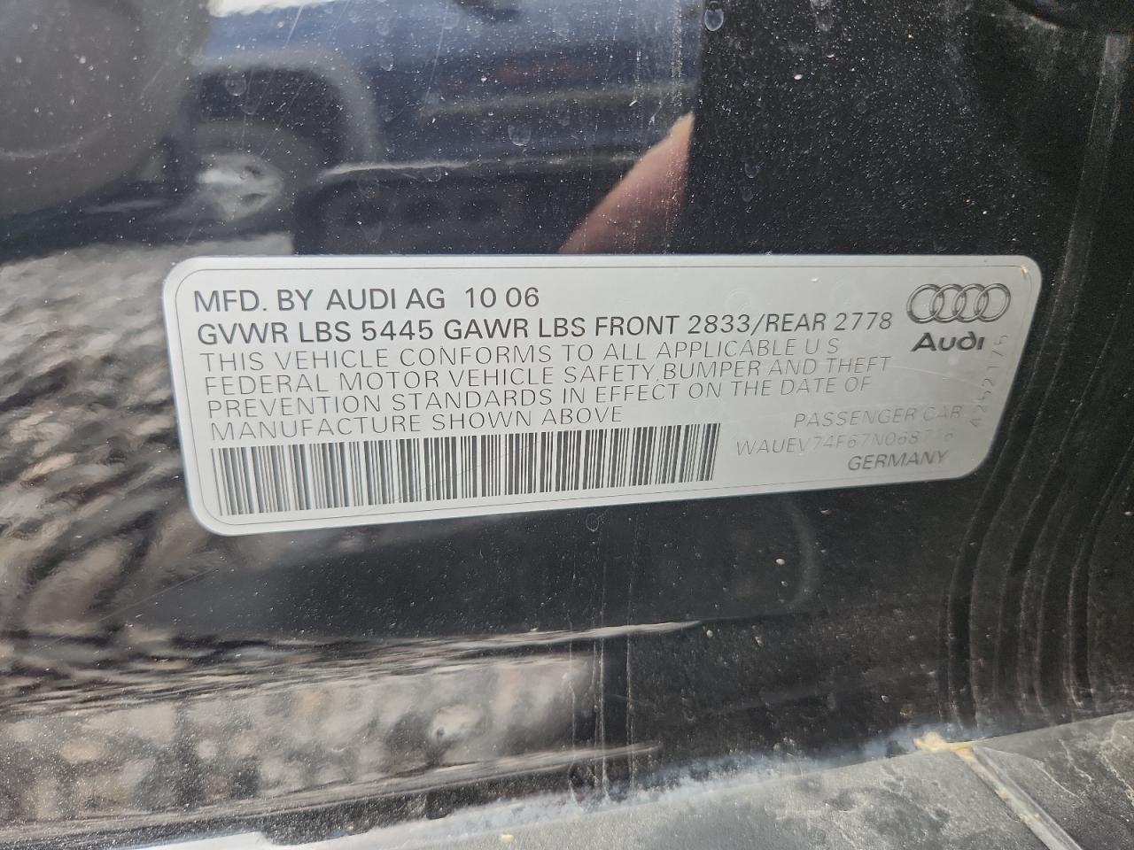 2007 AUDI A6