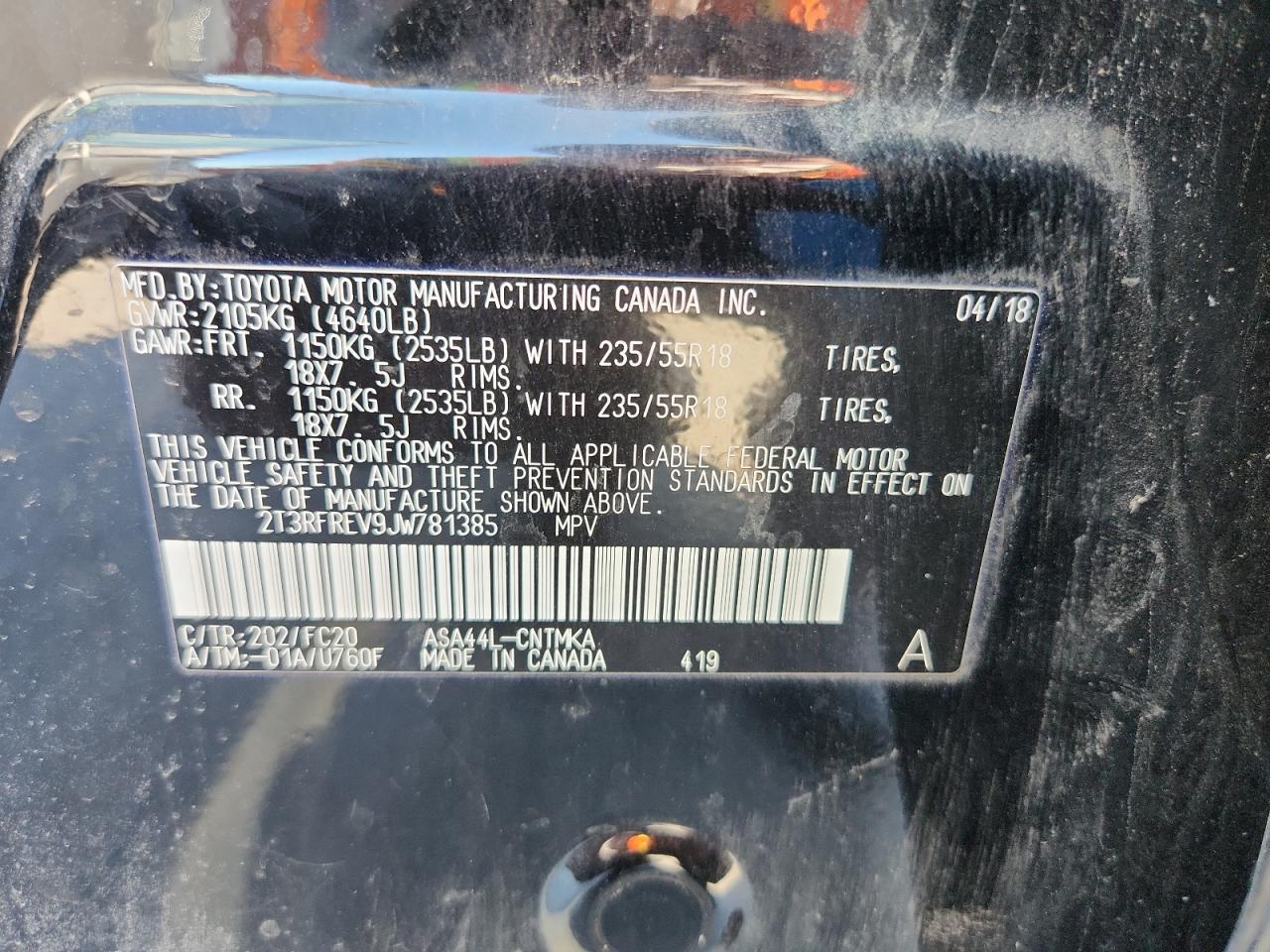 2018 TOYOTA RAV4