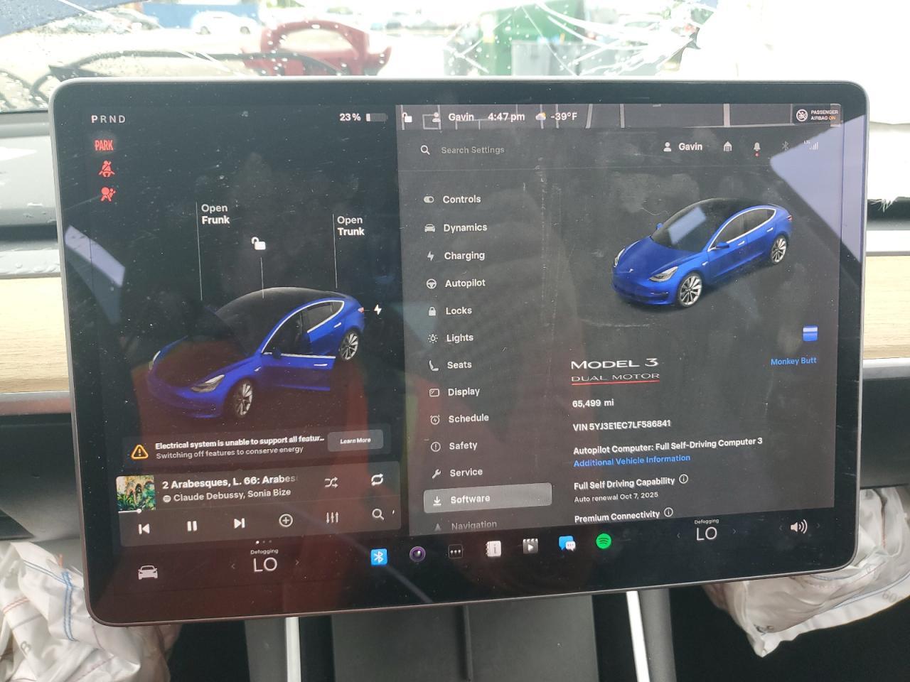 2020 TESLA MODEL 3