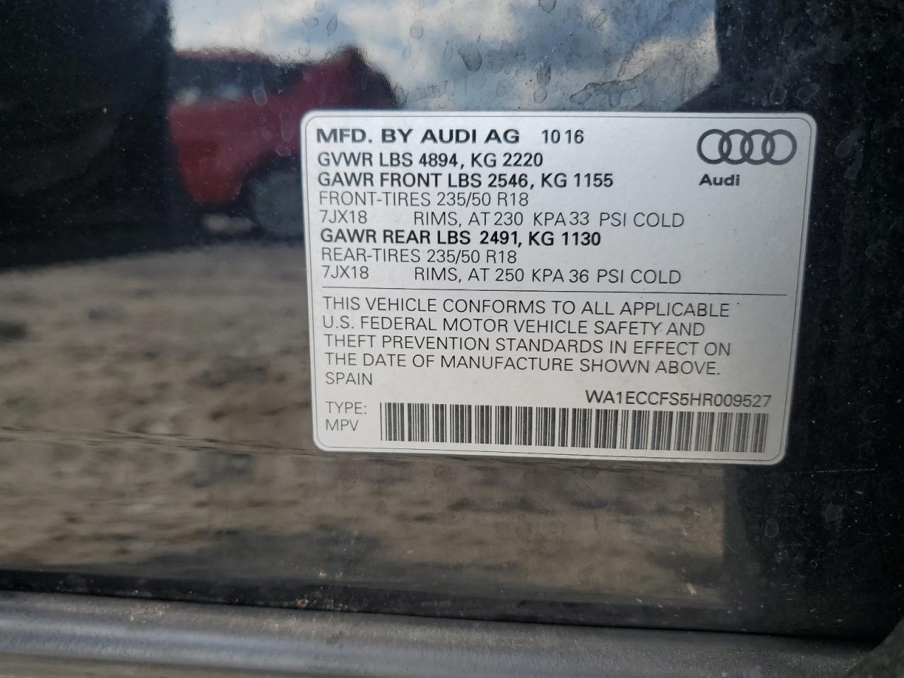 2017 AUDI Q3