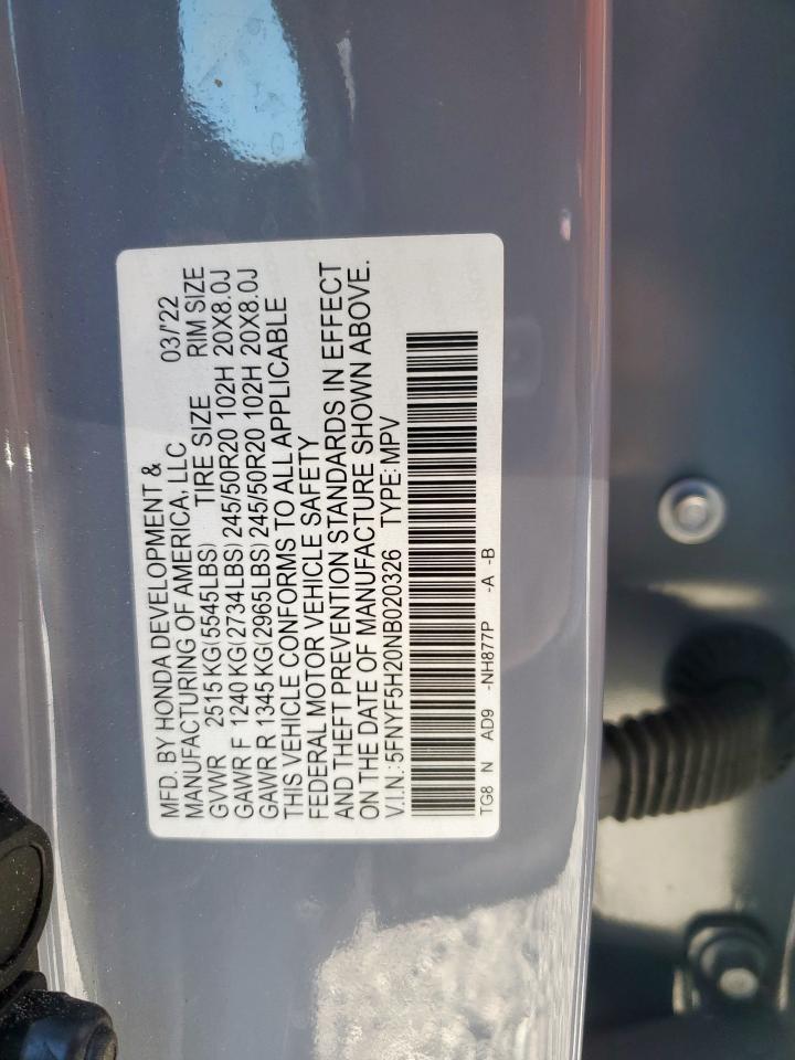 2022 HONDA PILOT