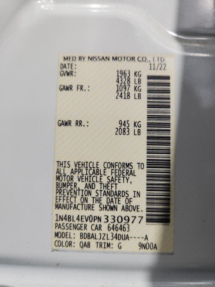 2023 NISSAN ALTIMA