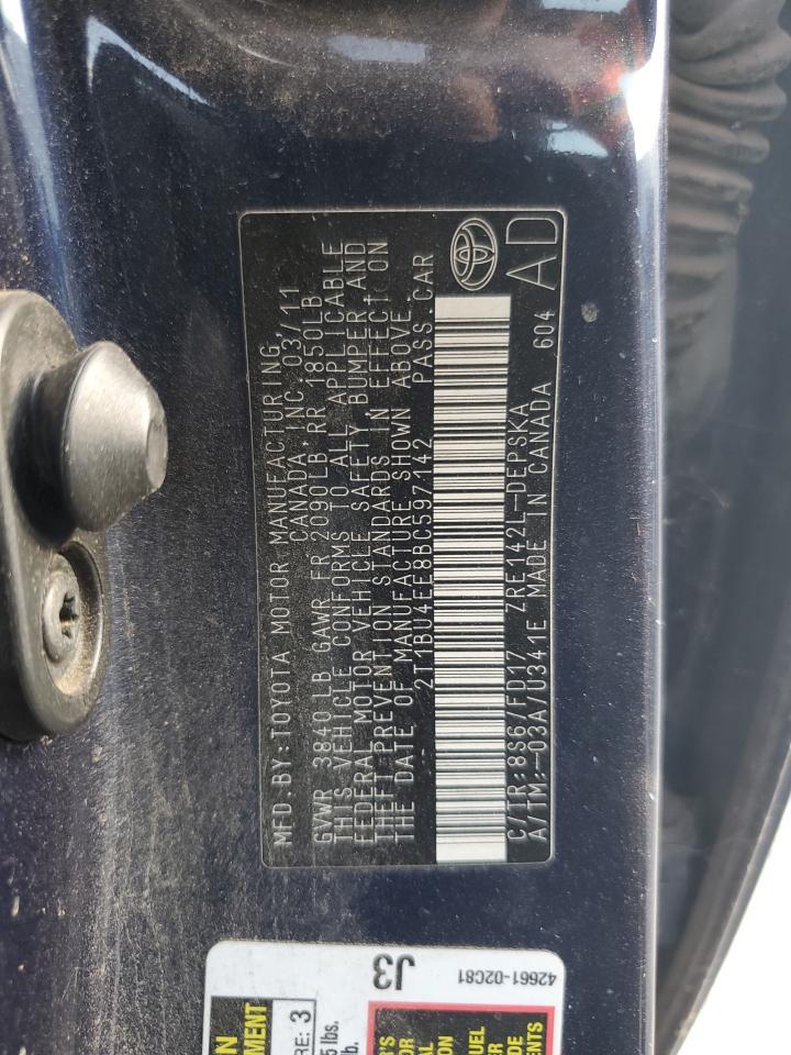 2011 TOYOTA COROLLA