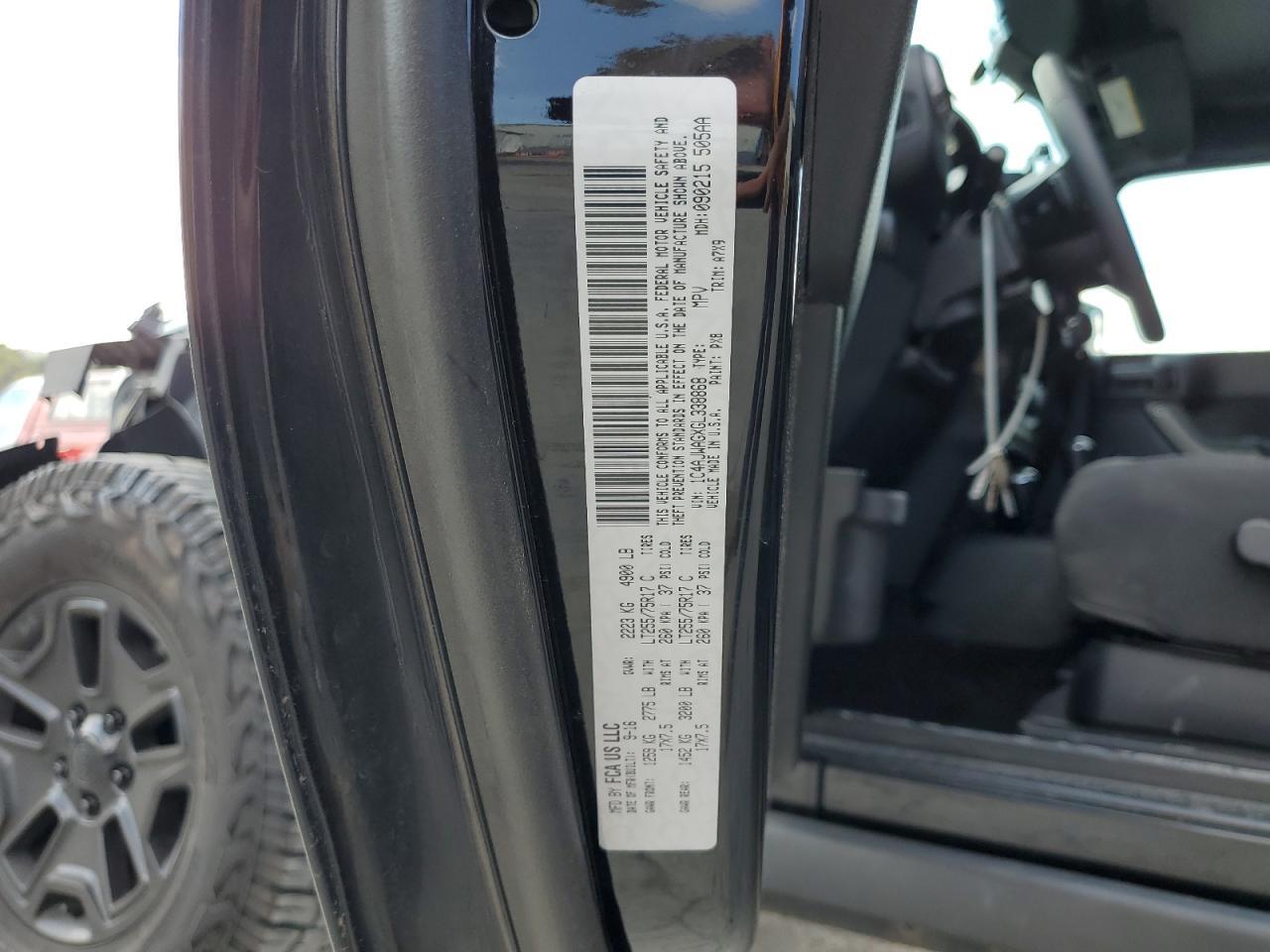 2016 JEEP WRANGLER