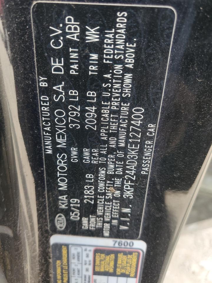 2019 KIA FORTE