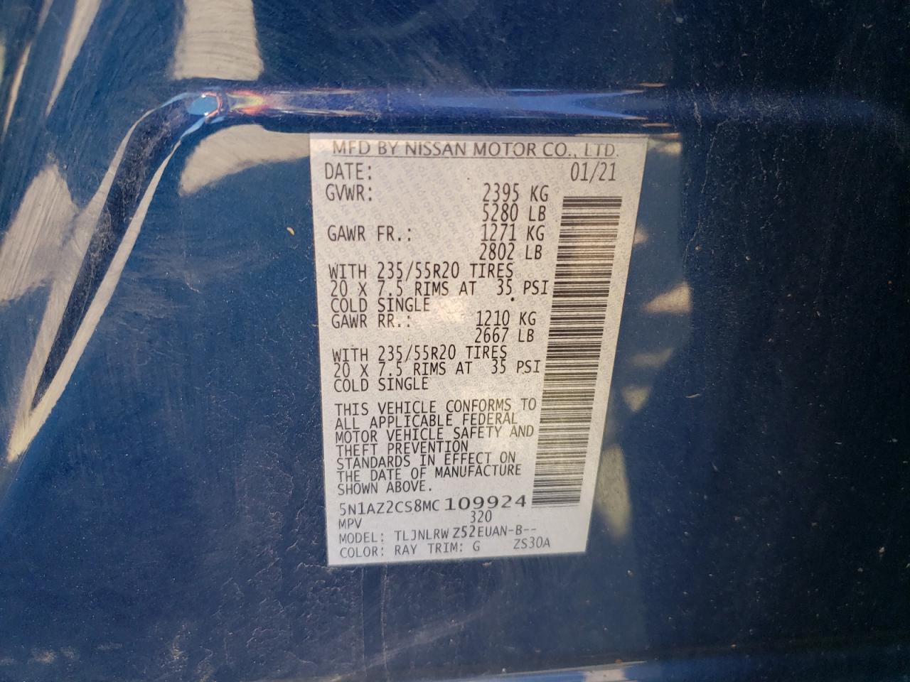 2021 NISSAN MURANO