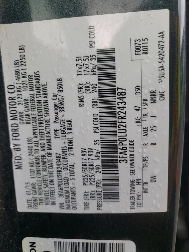 2015 FORD FUSION