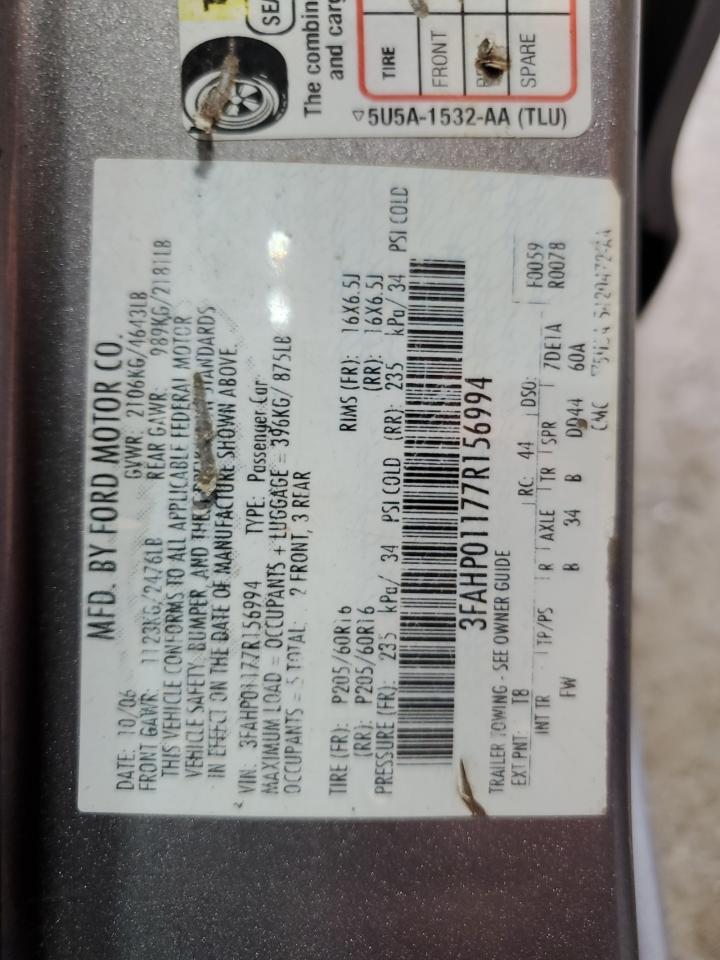 2007 FORD FUSION