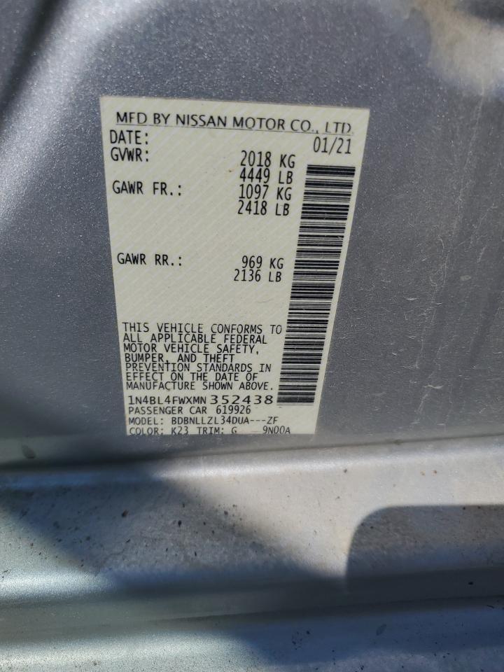 2021 NISSAN ALTIMA