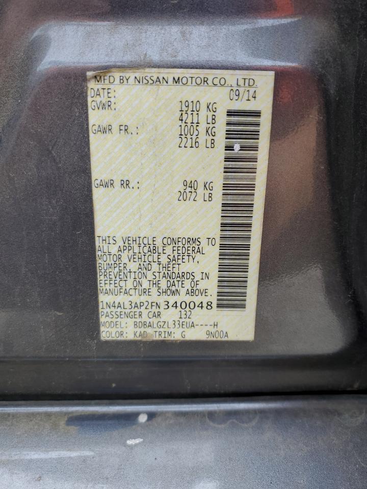 2015 NISSAN ALTIMA