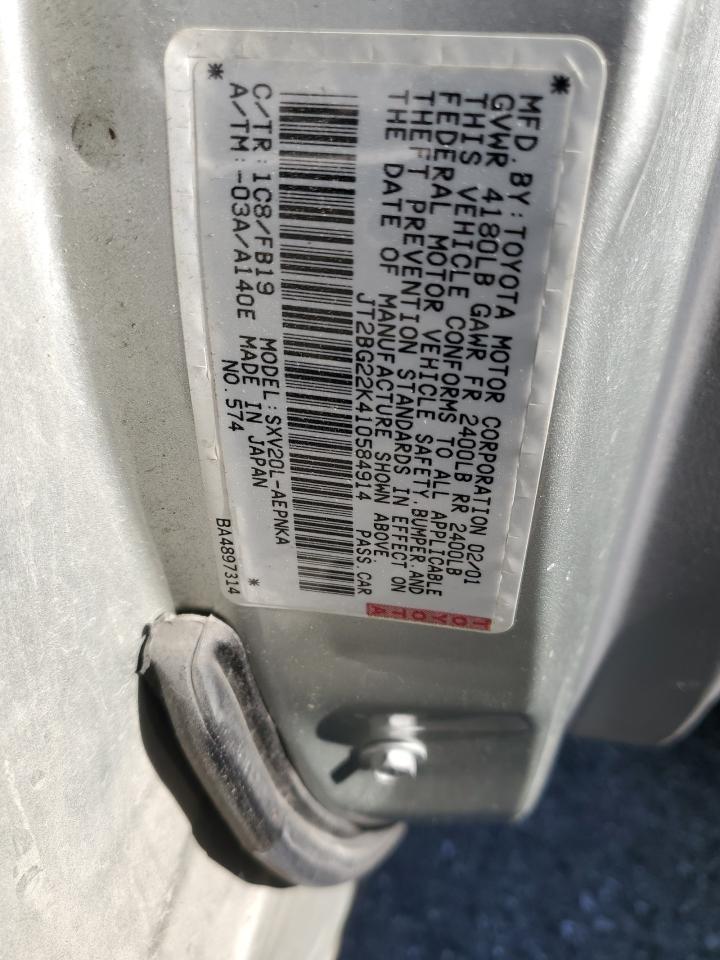 2001 TOYOTA CAMRY