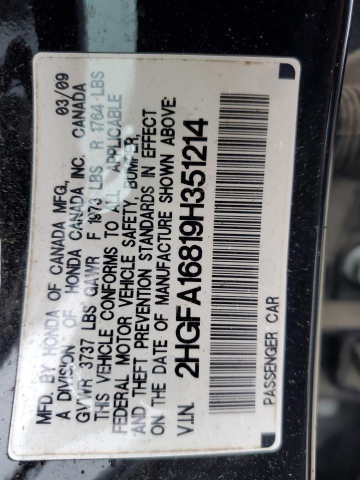 2009 HONDA CIVIC