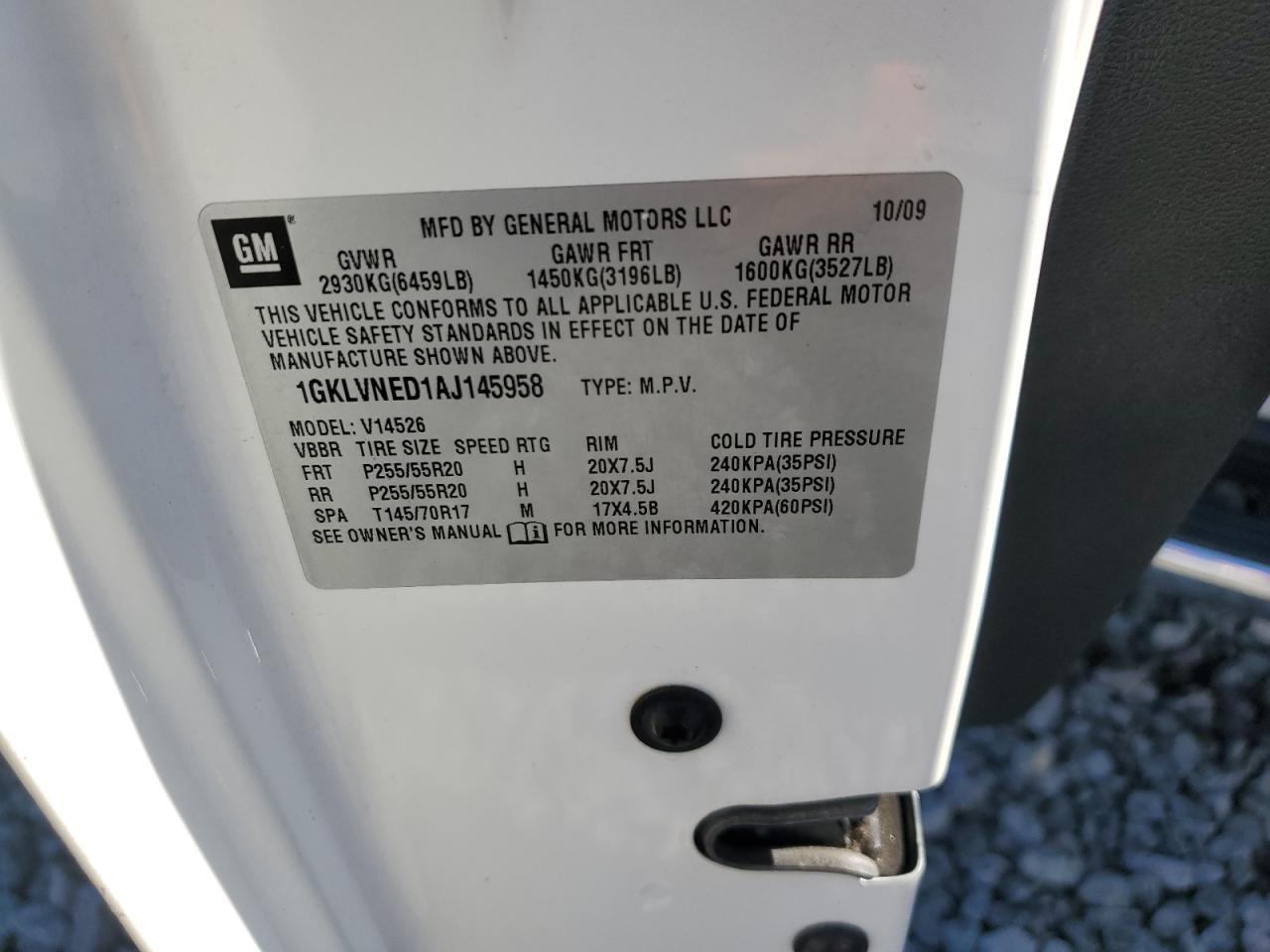 2010 GMC ACADIA