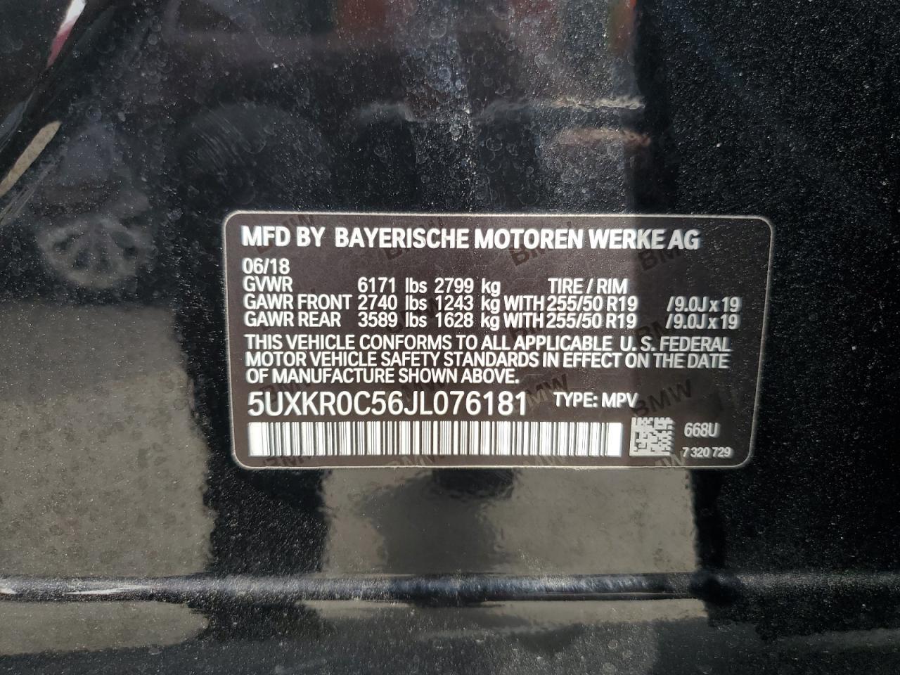 2018 BMW X5
