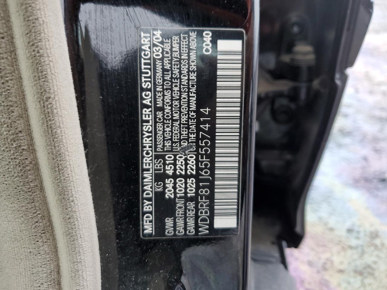 2005 MERCEDES-BENZ C-CLASS