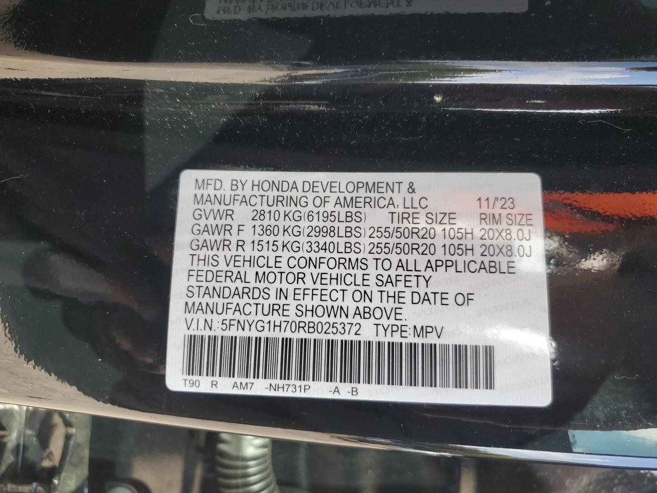 2024 HONDA PILOT