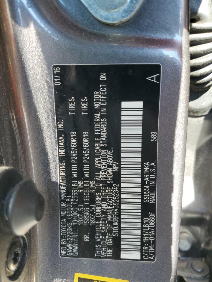 2016 TOYOTA HIGHLANDER