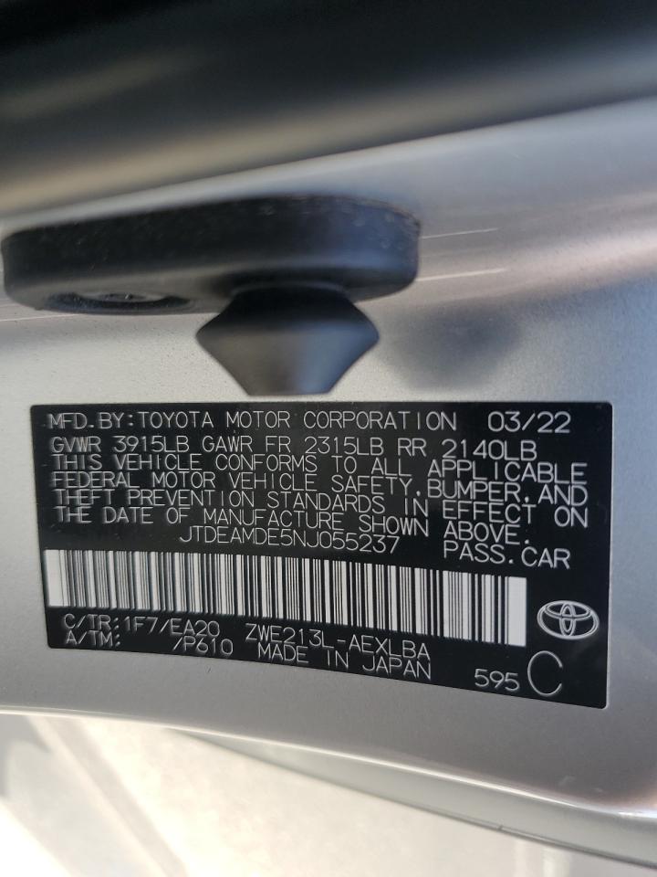 2022 TOYOTA COROLLA