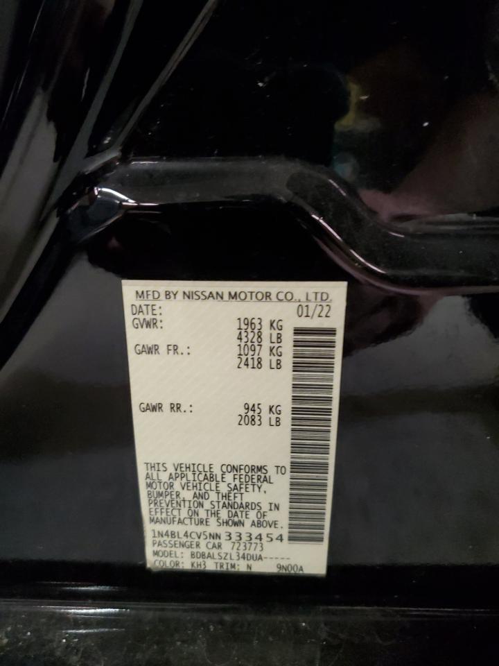 2022 NISSAN ALTIMA