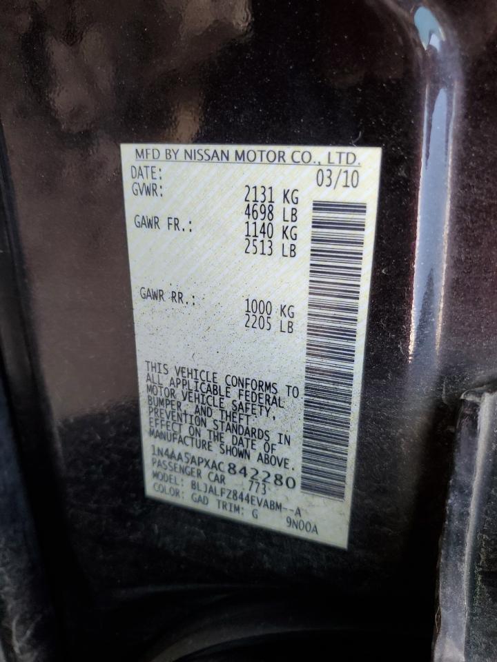 2010 NISSAN Maxima