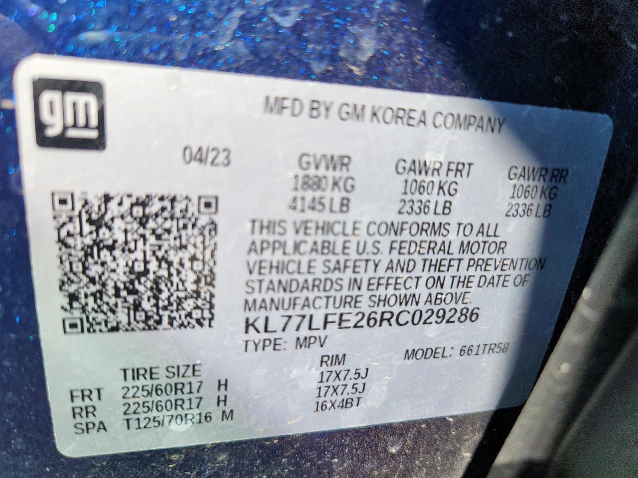 2024 CHEVROLET TRAX