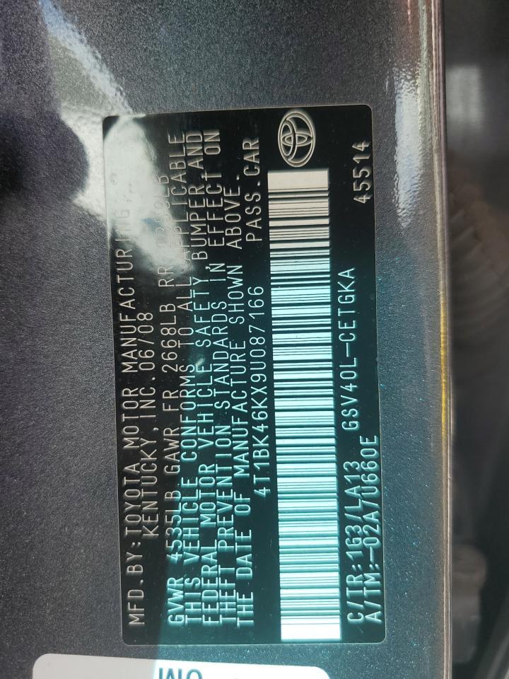 2009 TOYOTA CAMRY