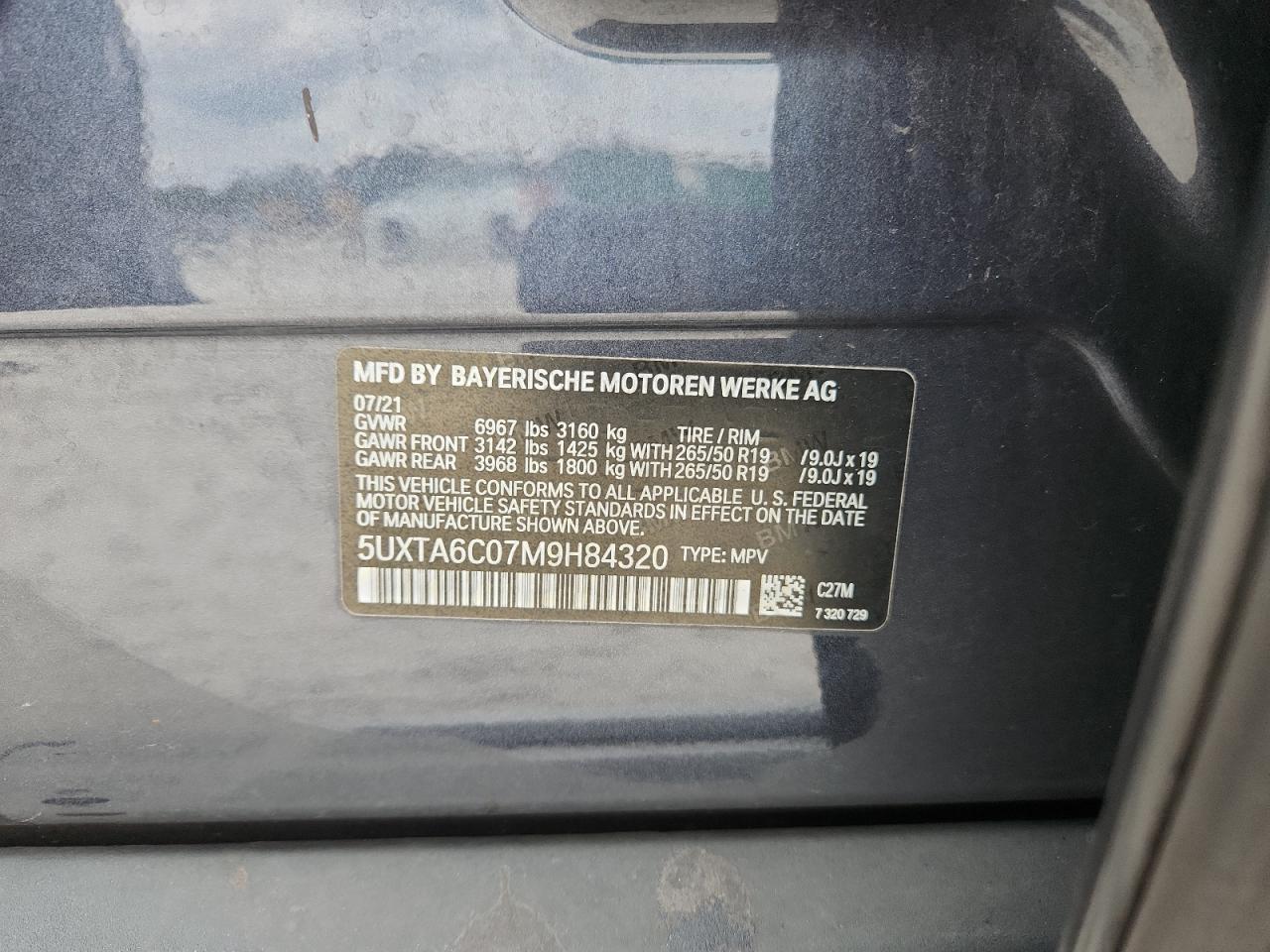 2021 BMW X5
