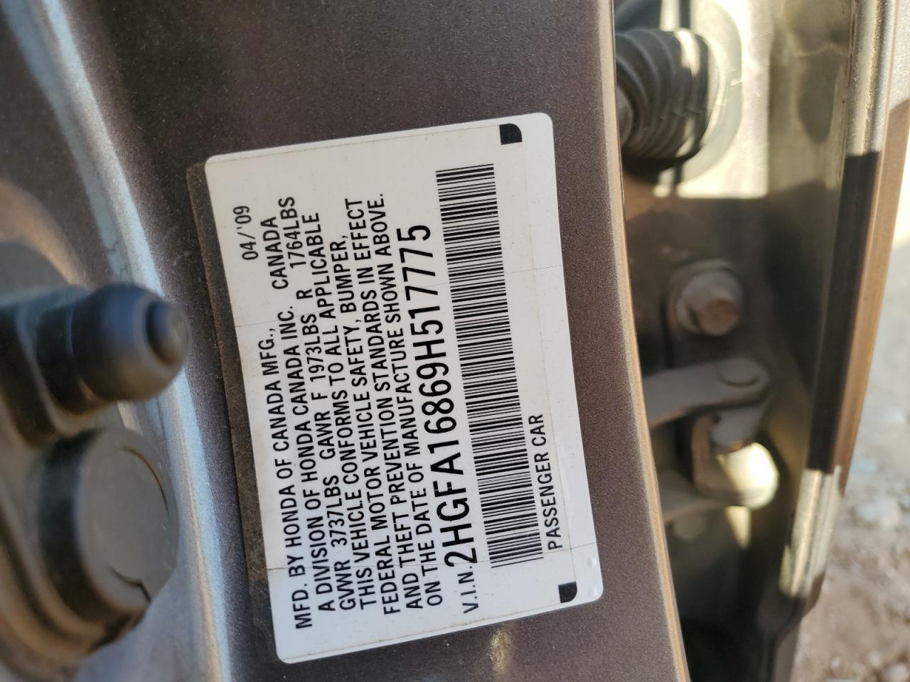 2009 HONDA CIVIC