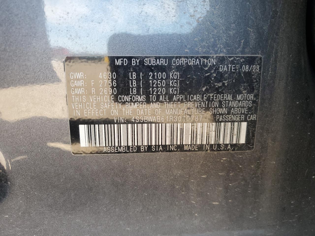 2024 SUBARU Legacy