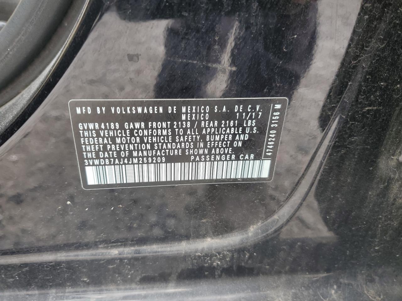 2018 VOLKSWAGEN JETTA