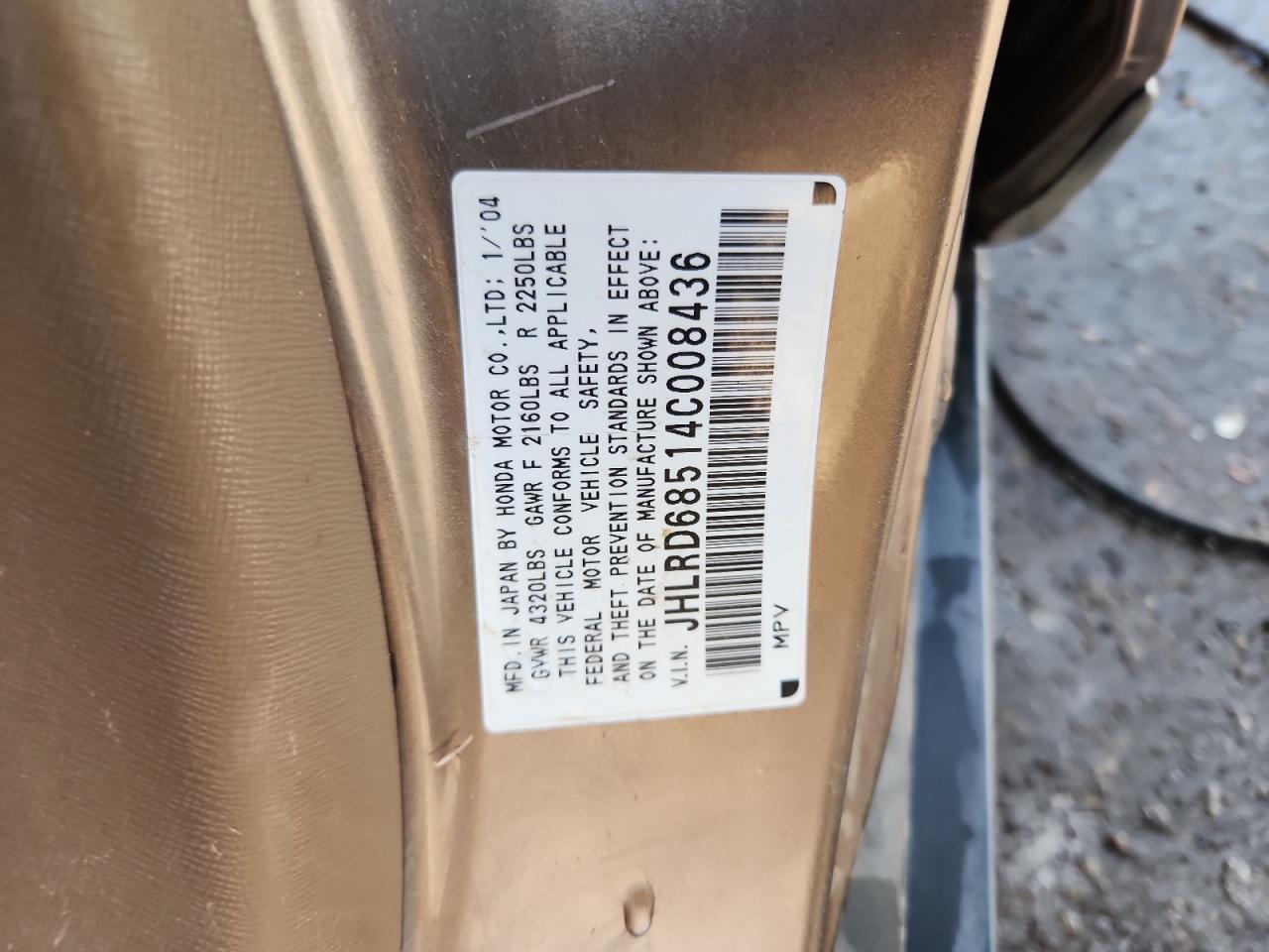 2004 HONDA CR-V