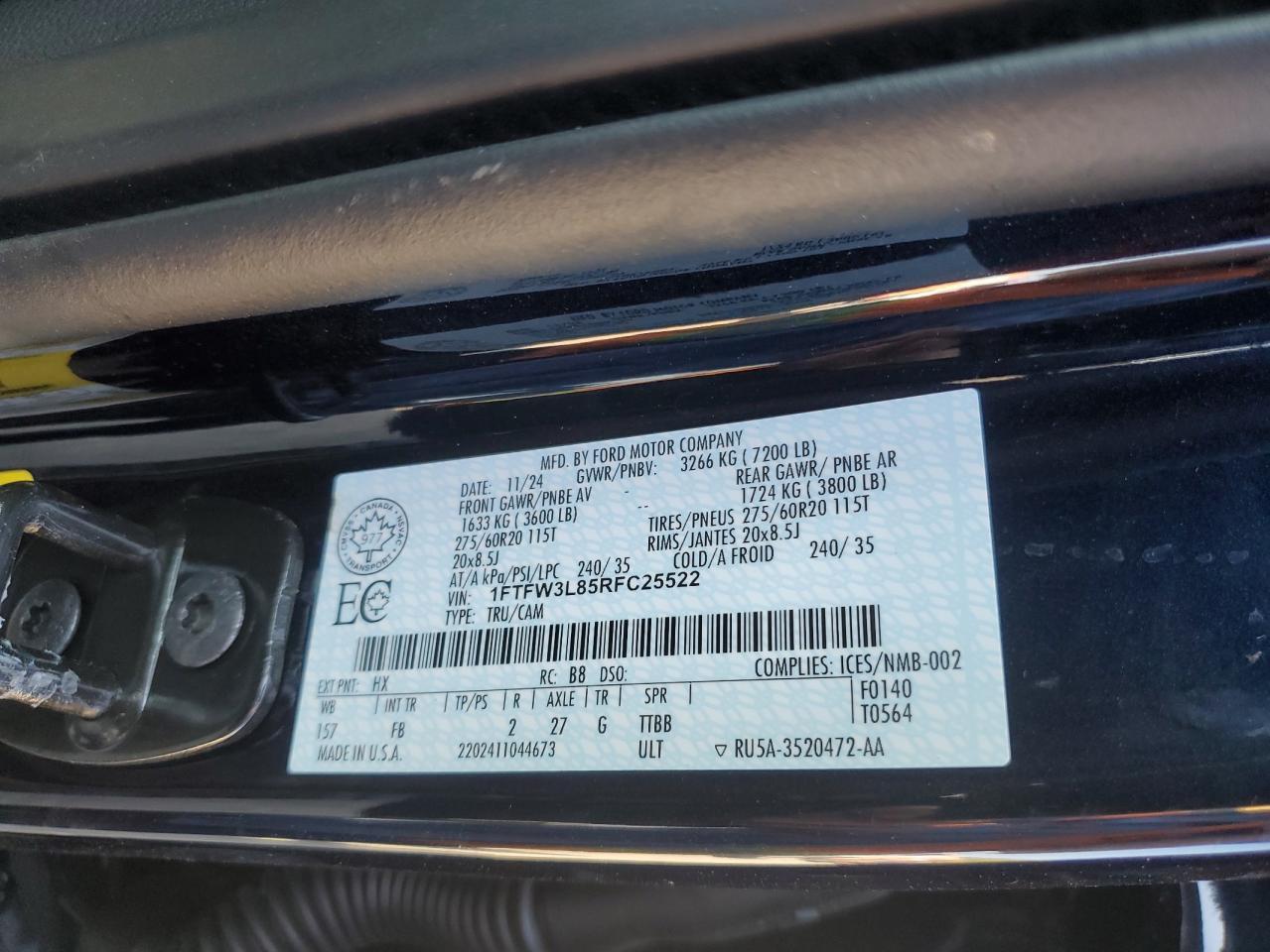 2024 FORD F-150