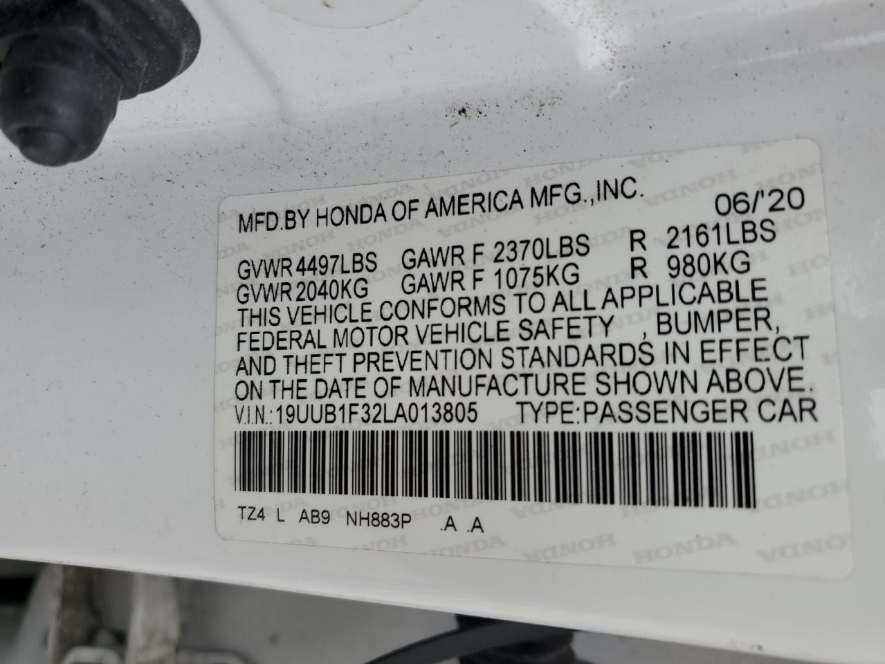 2020 ACURA TLX