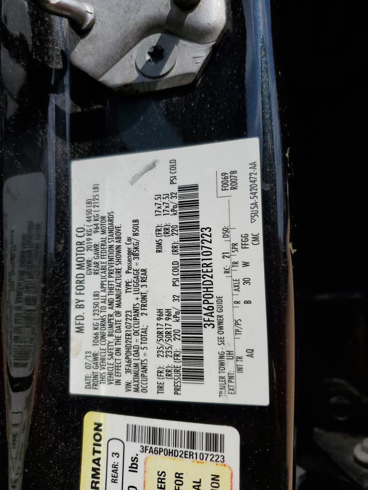 2014 FORD FUSION