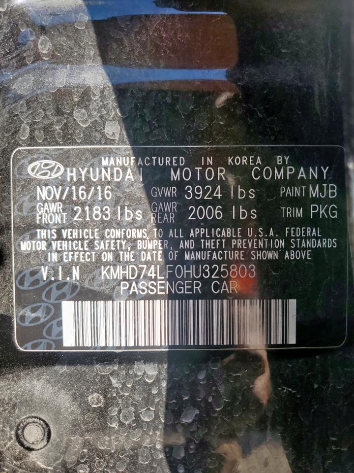 2017 HYUNDAI ELANTRA