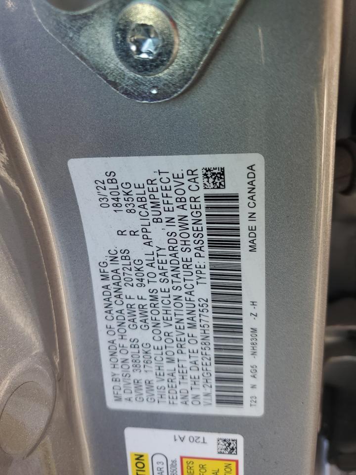 2022 HONDA CIVIC