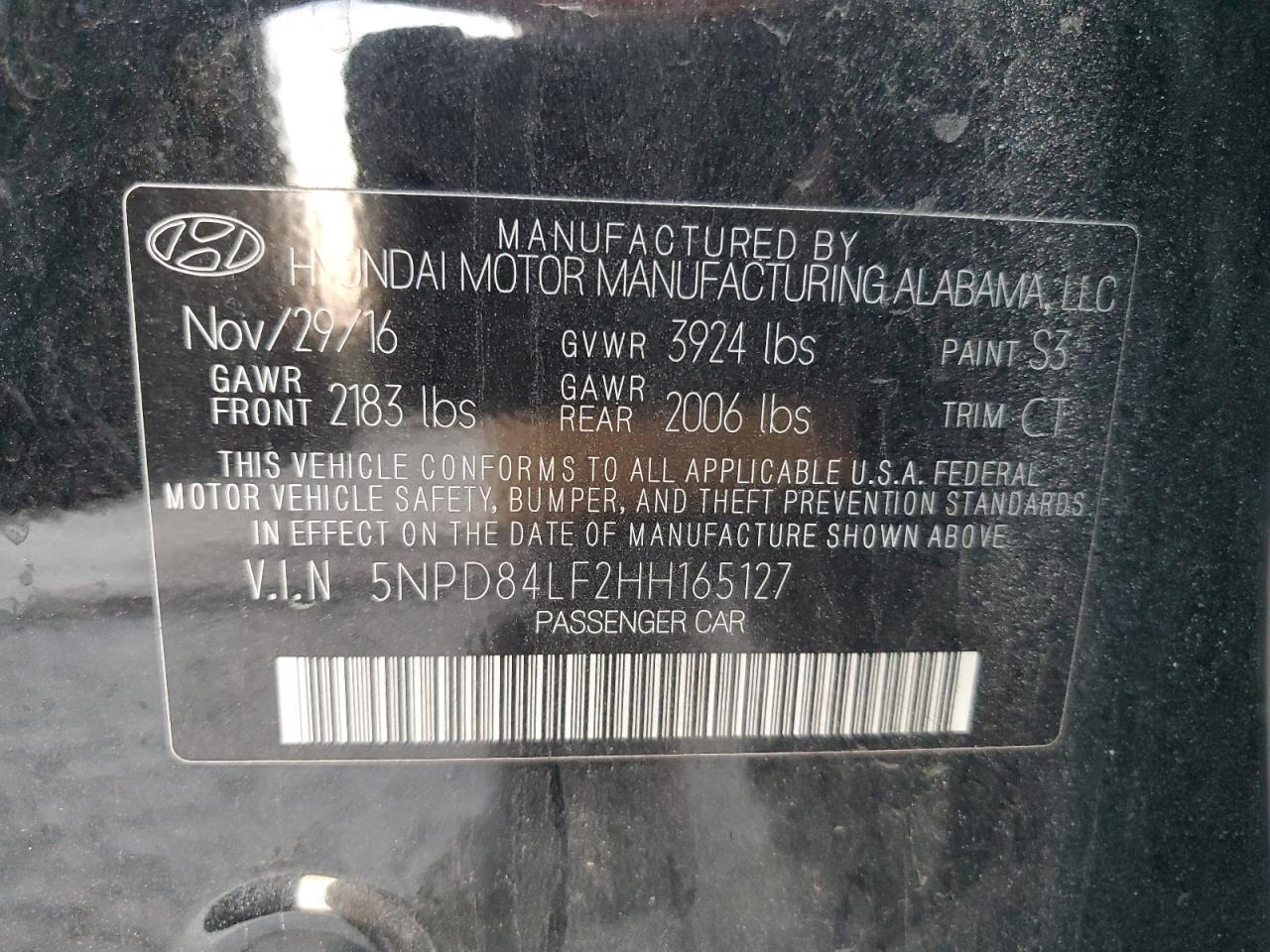 2017 HYUNDAI ELANTRA