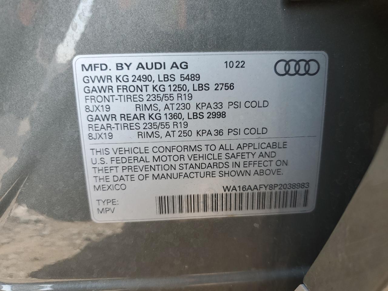 2023 AUDI Q5