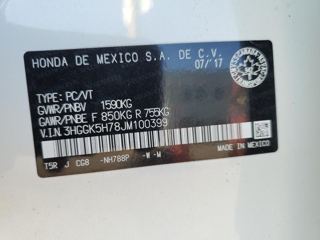 2018 HONDA FIT