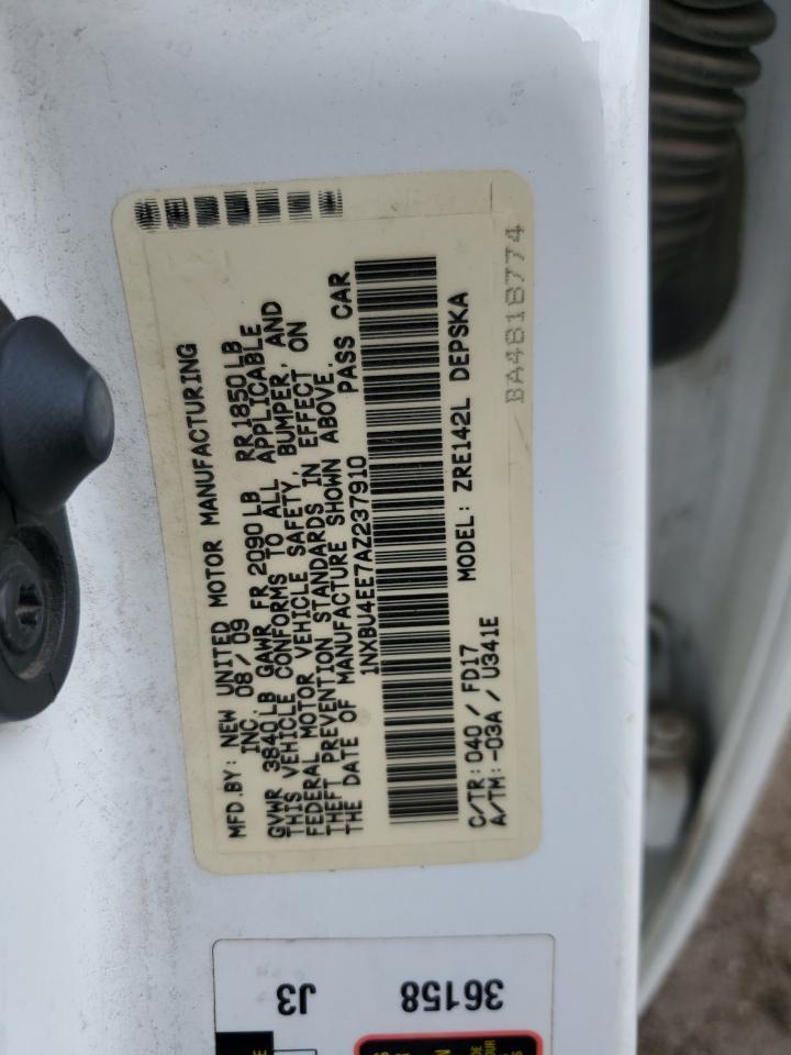 2010 TOYOTA COROLLA