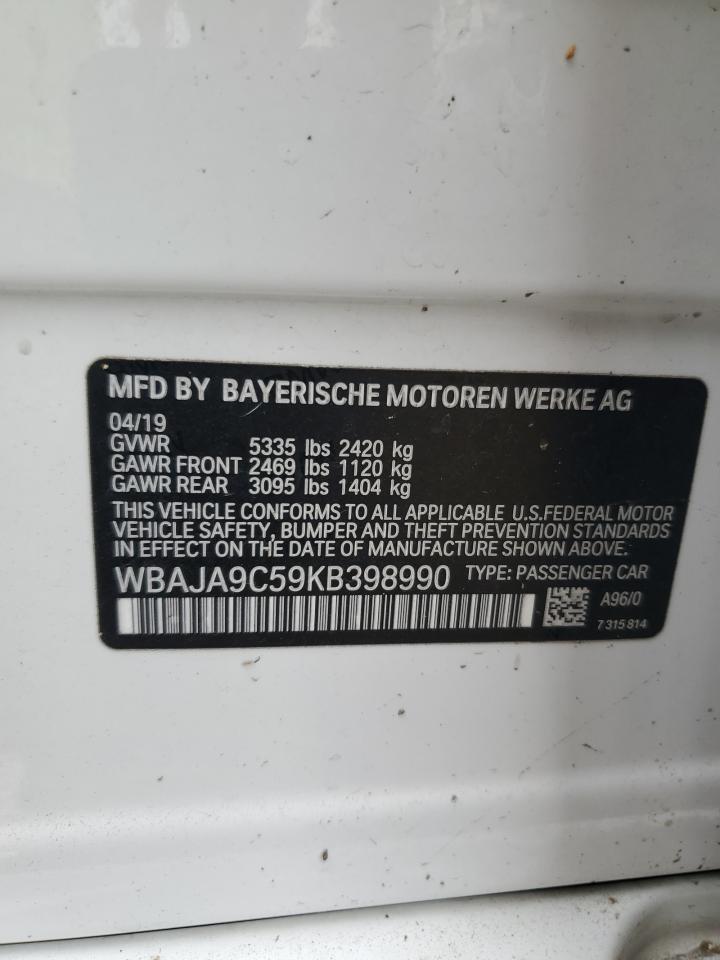 2019 BMW 5 series