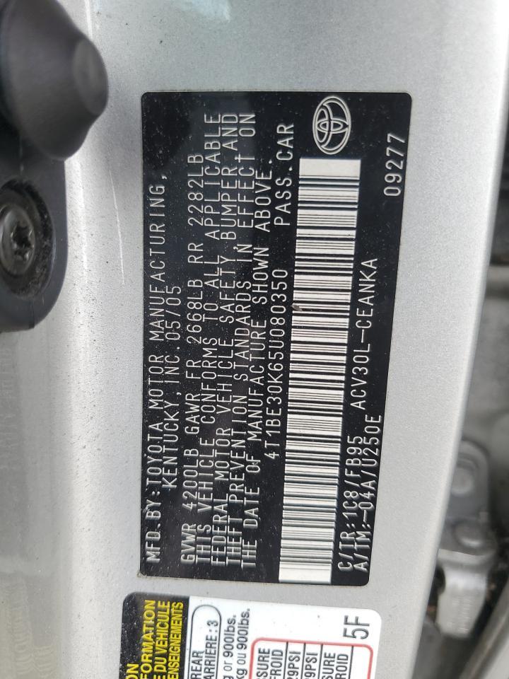 2005 TOYOTA CAMRY