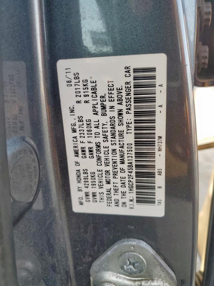 2011 HONDA ACCORD